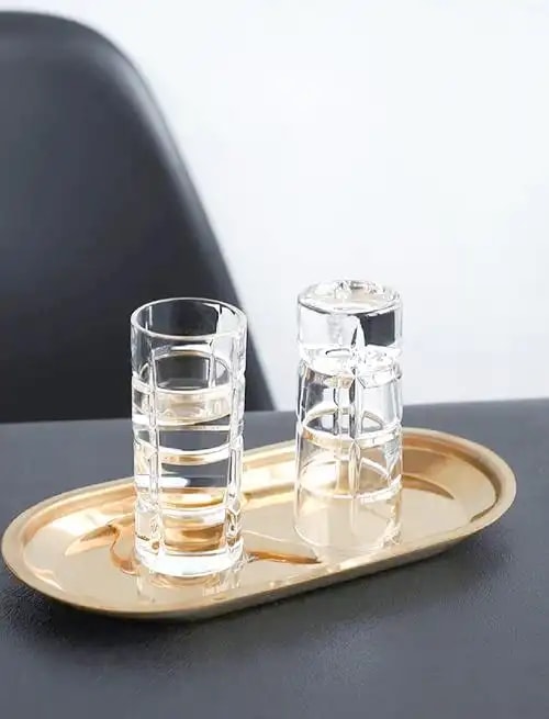 水晶白酒杯